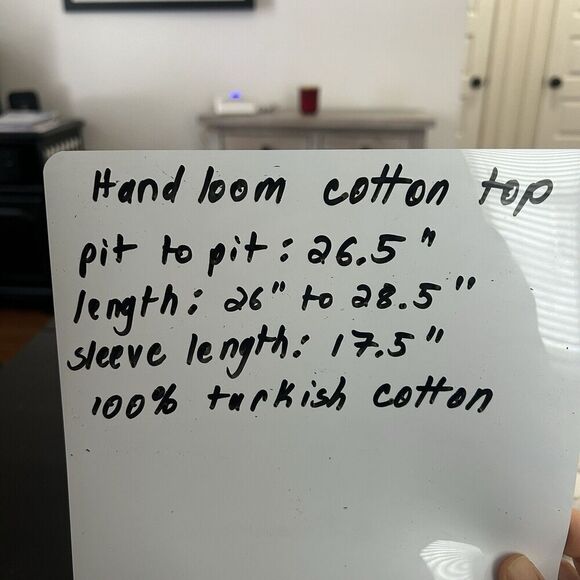 The Handloom Los Angeles Echo Maxi Shirt White Turkish Cotton Gauze One Size - Picture 12 of 13